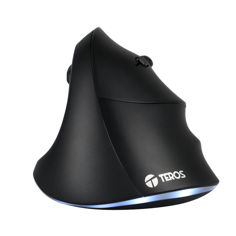 Mouse inalámbrico TEROS TE-5169N, 2.4GHz, 2400 DPI, BT1, BT2, USB