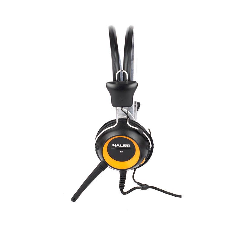 AURICULAR PARA PC HALION T-3 NARANJA